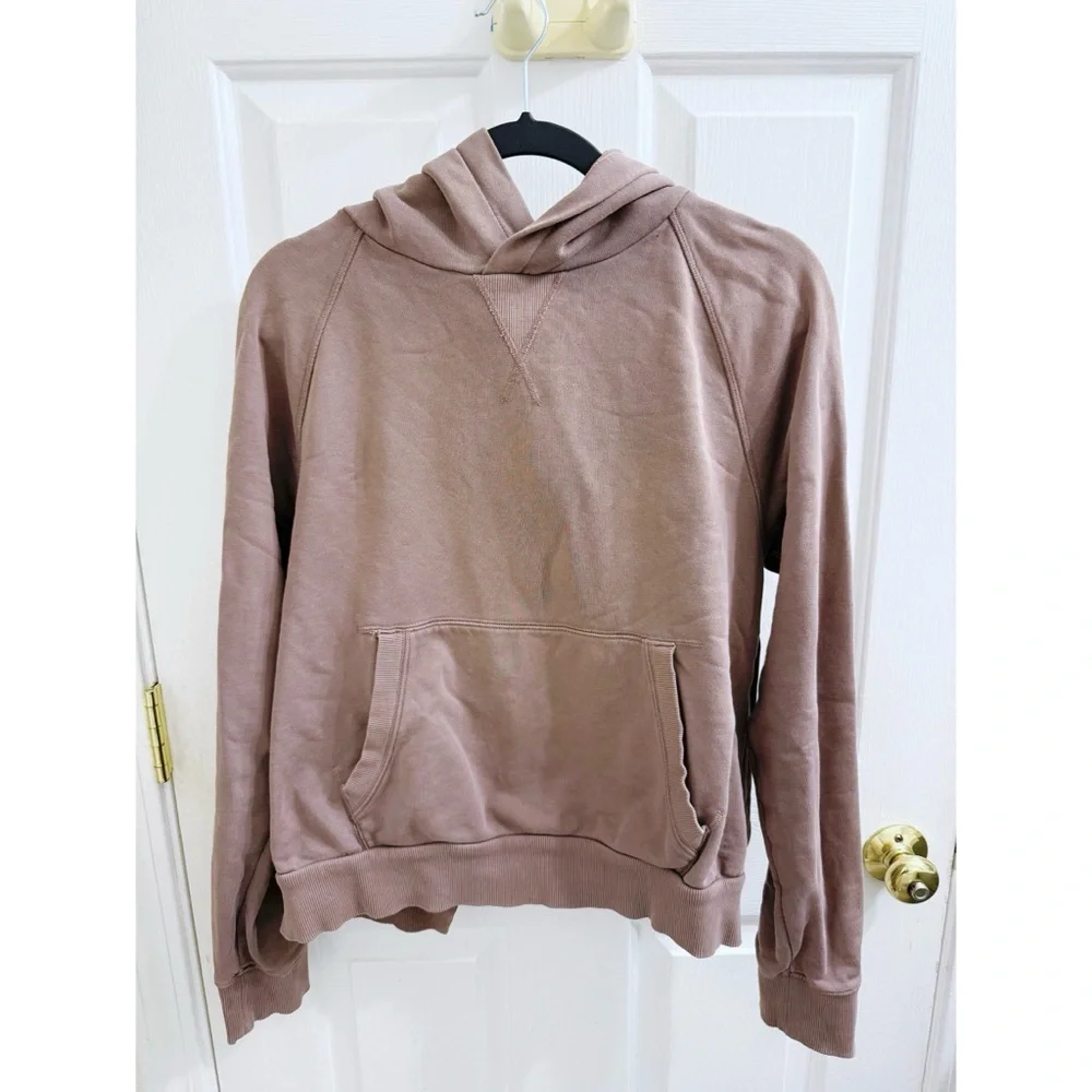 Athleta Slit Back Moonrise Hoodie in Purple Brown - Picture 3 of 8